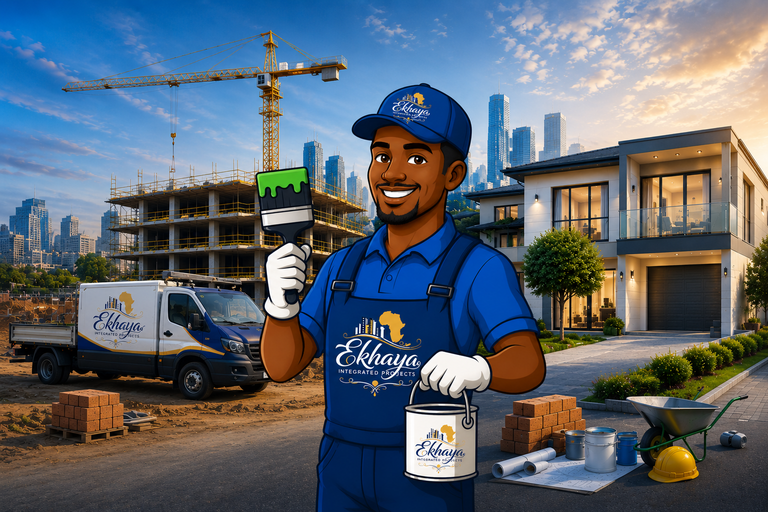 Ekhaya Integrated Projects services illustration